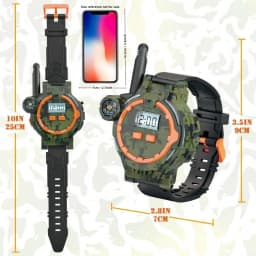 2PCSRechargeableWalkieTalkiesforKids,Two-WayRadioWalkyTalkywithFlashlightandCompass,200MeterTransmissionRange,Out