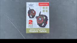 2PCSRechargeableWalkieTalkiesforKids,Two-WayRadioWalkyTalkywithFlashlightandCompass,200MeterTransmissionRange,Out