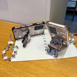 Luxury Jewelry Glitter Scarf Bear Phone Holder Case For Samsung Galaxy A13 A14 A15 A16 A24 A25 A34 A35 A36 A54 A55 A12 A22 4G 5G
