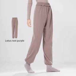 Women Ballet Casual Pants Athletic Running Sweatpants Teen Girls Lightweight Intensity Nylon Perspiration Trousers for Dance