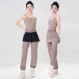 Women Ballet Casual Pants Athletic Running Sweatpants Teen Girls Lightweight Intensity Nylon Perspiration Trousers for Dance