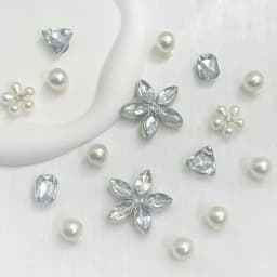 16PCS Floral Pearl Shoe Charms for Garden Shoes Decorations Set Women Elegant Accessories Wedding Beach Party DIY Slipper Decor