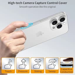Camera Control Button Protector For iPhone 17 Pro Max 17 Pro 16 Plus 16 Anti-scratch Slide Capacitive Cover For Side Capture Key