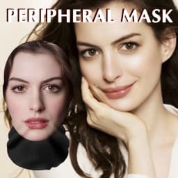 3D Printed Full Face Visual Mask Anne Actress Celebrity Performer Face Mask Fun Role-playing Props Costumes Face Mask