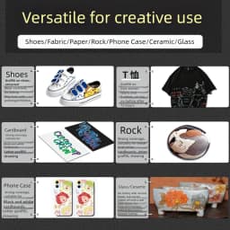 19Pcs Bulk White Acrylic Markers - Fast-Drying Waterproof Ink, Odorless Low-Mess Tip for DIY Coloring, Drawing, Labeling, Fabric