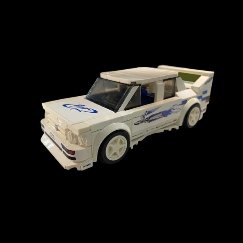 Poladeer 239PCS DIY Jesse's Speed series Racing Car Custom Assembled Building Blocks Educational Toys Ornaments Boy Holiday Gift