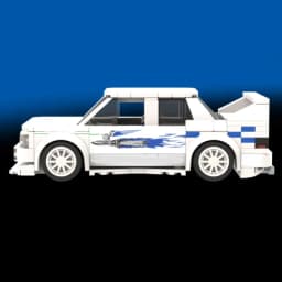 Poladeer 239PCS DIY Jesse's Speed series Racing Car Custom Assembled Building Blocks Educational Toys Ornaments Boy Holiday Gift