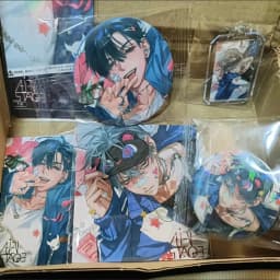 1 Set Alien Stage Ivan Till Cards Badge Brooches Bookmark Postcard Laser Ticket Anime Cosplay Accessories Props 6pcs/set