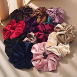 16cm Fashion Oversized Velvet Scrunchies for Women Korean Elastic Hair Ties Ponytail Holder Chouchou Cheveux Femme Headwear
