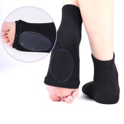 Arch Support For Flat Foot Pain Relief Plantar Fasciitis Heel Spurs 1Pair Sleeve Cushioned Soft Elastic Gel Pad Fabric Arch Sock