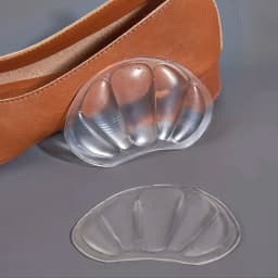 Unisex Clear Silicone Heel & Forefoot Cushion Pads, Compatible with High Heels & Sneakers, Lightweight, Breathable Comfort Inser