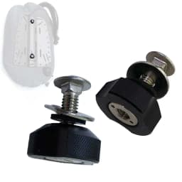 1/2Pcs Scuba BCD Wing Hand Knob Quick Release Stainless Steel Thumb Screw for Dive Backplate Wing Tank Attachment Systems
