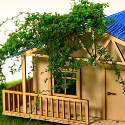 Miniature Climbing Vine Model, Artificial Leaves for Diorama, DIY Railway Scenery, Fake Foliage Plants for Architectural Model