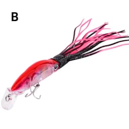 1Pcs 14cm 40g Octopus Fishing Lure 6 Colors Squid Hard Bait High Carbon Steel Hook Octopus Crank For Tuna Sea Allure Tools