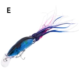 1Pcs 14cm 40g Octopus Fishing Lure 6 Colors Squid Hard Bait High Carbon Steel Hook Octopus Crank For Tuna Sea Allure Tools