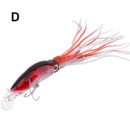 1Pcs 14cm 40g Octopus Fishing Lure 6 Colors Squid Hard Bait High Carbon Steel Hook Octopus Crank For Tuna Sea Allure Tools