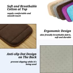 Memory Sponge Wrist Elbow Mat Sweat-absorbent Anti-slip Cushion Keyboard Comfortable Foam Pad for Office Desktop Computer Table