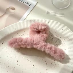 New 14cm Elegant Plush Hair Clip Claw Korean Fashion Extra Large Imitation Rabbit Plush Grab Cawl Clips Girl Hair Accessories