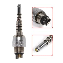 COXO Dental Surgical High Speed Handpiece 45 Degree Fit KaVo Fiber Optic 6 Hole Quick Coupler