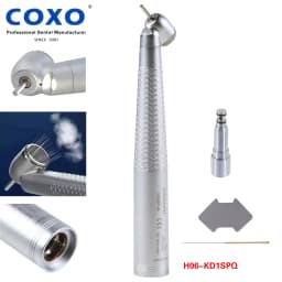 COXO Dental Surgical High Speed Handpiece 45 Degree Fit KaVo Fiber Optic 6 Hole Quick Coupler