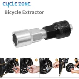 Bicycle Crank Removal Tool Bike Crankset Puller Pedal Wrench MTB Bike Crankset Pedal Crank Pull Bolt Remover Cycling Repair Tool