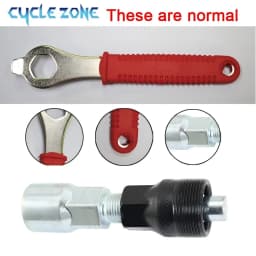 Bicycle Crank Removal Tool Bike Crankset Puller Pedal Wrench MTB Bike Crankset Pedal Crank Pull Bolt Remover Cycling Repair Tool