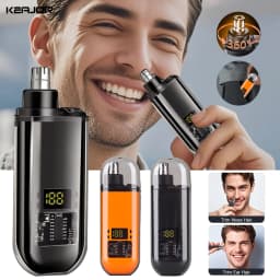 Mini Nose Hair Trimmer USB Rechargeable Electric Nose Hair Remover Portable Pocket Nose Hair Clipper Men Ears Hair Shaving Razor