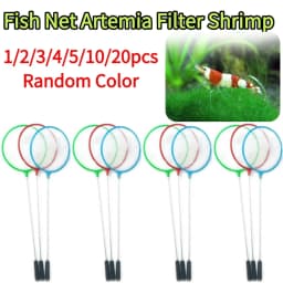 Fish Net Artemia Filter Shrimp Mini Portable Fishing Tank Aquarium Dense Mesh Pore Tool Aquarium Fish Net for Catching Goldfish