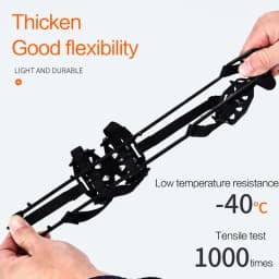 24 Ice Gripper Spike Grips Cleats For Snow Climbing Hiking шипы для обуви taca Teeth Ice Gripper For Shoes Women Men Crampons