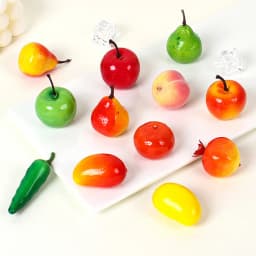 10/20pcs Mini Simulation Fruits & Vegetables Foam Landscape Scene DIY Accessories Household Decoration Miniature Ornament TMZ