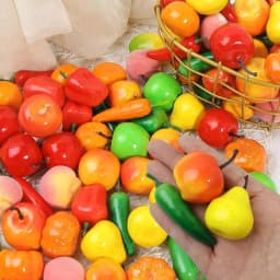 10/20pcs Mini Simulation Fruits & Vegetables Foam Landscape Scene DIY Accessories Household Decoration Miniature Ornament TMZ