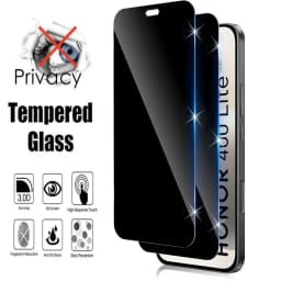 2Pcs Privacy Tempered Glass For Huawei Honor 400 Lite 5G Screen Protector