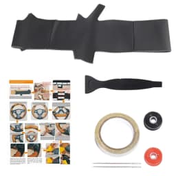 Customized Car Steering Wheel Cover For Peugeot E-208 2020 508 208 3008 4008 5008 Car Accessories Hand-sewn Steering Wrap