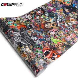 Car Adhesive Vinyl Wrap for Car Camouflage Printed Waterproof Motorcycle Stickers Tuning Auto Accessories Self-adhesive Film