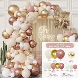 Rose Gold Balloon Garland Arch Kit Confetti Latex Ballons Wedding Birthday Party Decor Kids Baby Shower Wedding Party Supplies