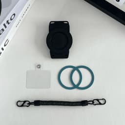 Free Hands Magnetic Belt Clip Holder Mobile Phone Holder Backpack Clip Metal Hook Spring Rope For Magsafe iPhone Accessories