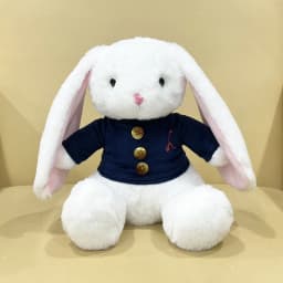 Cute Mei The Bunny Plush Toy Soft Stuffed Long Ears Bunny Doll Sleeping Companion Delicate Home Decoration Kids Gifts