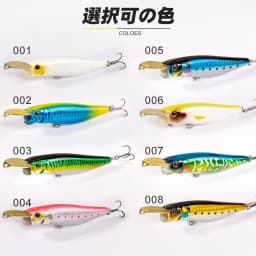 D1 Popper Fishing Lures Topwater Sinking Wobblers 85mm 150mm High Quality Hard Bait With Metal Lips Pencil Fishing Tackle
