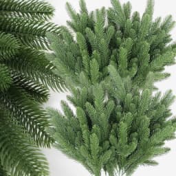 20Pcs Christmas Artificial Pine Needles Branches Green Fake Pine Stems DIY Garland Home Party Decoration Xmas New Year Gifts