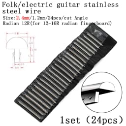 Fingerboard Frets Fret Wire For Electric Guitar Nickel Silver Stainless Steel 2.4MM 2.7mm 2.9MM HUATOOL