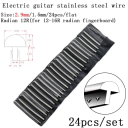 Fingerboard Frets Fret Wire For Electric Guitar Nickel Silver Stainless Steel 2.4MM 2.7mm 2.9MM HUATOOL