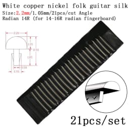 Fingerboard Frets Fret Wire For Electric Guitar Nickel Silver Stainless Steel 2.4MM 2.7mm 2.9MM HUATOOL