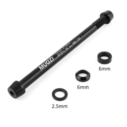 MUQZI Mountain Road Bike Trainer Thru Axle Adapter Conversion Kit Shaft Bike Wheels Quick Release Skewers M12-1.0/1.5/1.75