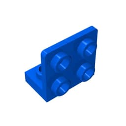 10 pcs lot 99207 Bracket 1x2-2x2 Inverted Building Blocks Moc Accessories Compatible with Brick Toys Children