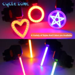 Bicycle Rear Light Creative Taillights Type-C Rechargeable MTB Road Bike Tail Light Cycling Back Lights for Night Riding Safety