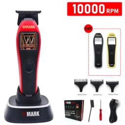 WMARK NG-XT1 Professional Beard Trimmer Hair Clipper 10000RPM Magnetic Motor DLC Blade With Base Charger Men's Grooming Machine