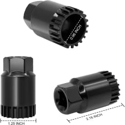 Compact Crank Puller and Bike Bottom Bracket Removal Tool kit-Remover Tool for Square Taper Bottom Bracket, Extractor for Crank