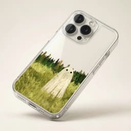 Funny Halloween Cartoon Ghost Phone Case For iPhone 17 16 15 11 12 14 13 Pro Max Mini X XS XR 7 8 Plus SE4 16E Shockproof Cover