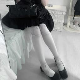 1pair Harajuku Novelty Lolita Pantyhose Japanese Gothic Anime Long Tube Socks Jointed Doll Style Tights Cosplay Stocking