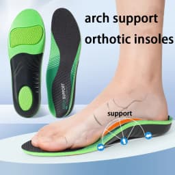 1 Pair New Sports Shock Absorption Quality Arch Support Shoe Sole Orthopedic Shoe Insoles for Men & Women Comfortable Running